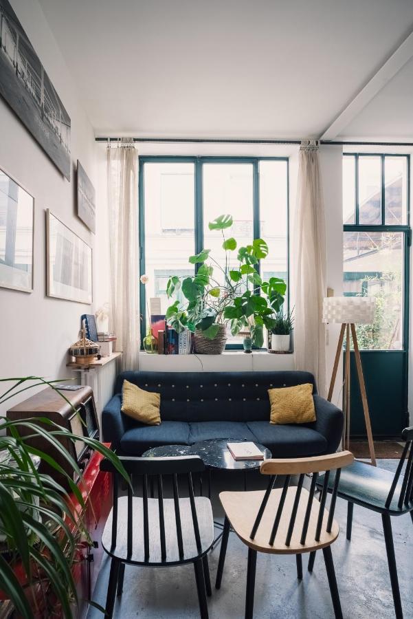 Duplex Sur Cour Arboree Párizs Kültér fotó
