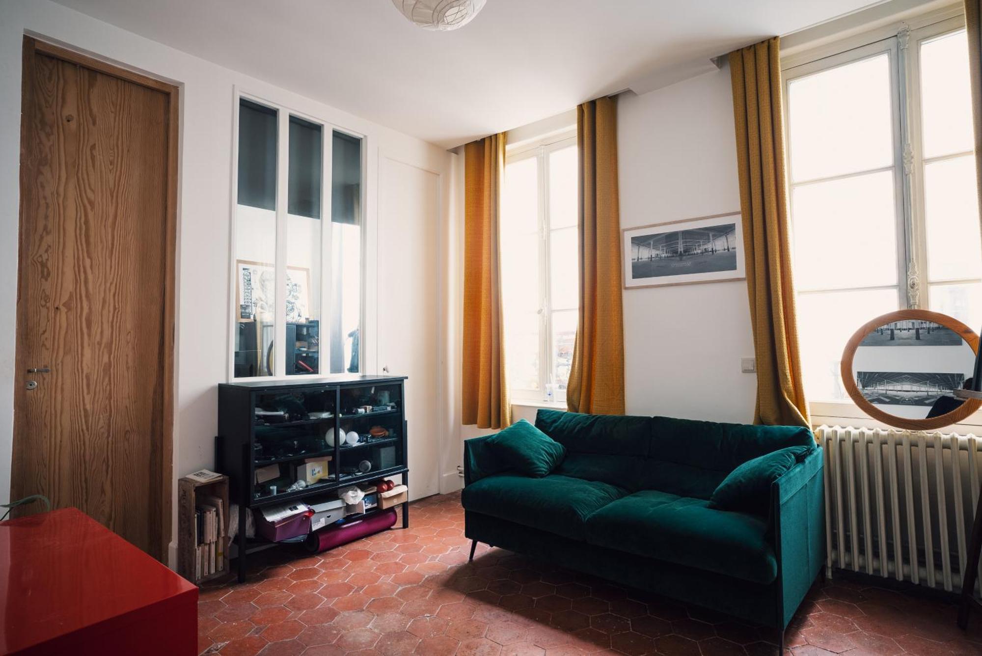 Duplex Sur Cour Arboree Párizs Kültér fotó